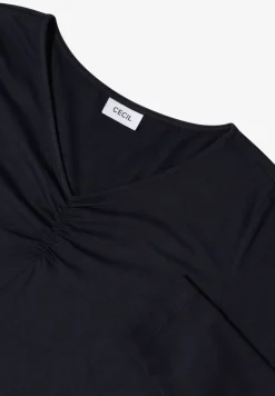 T-shirt basique avec fronces