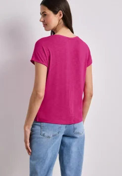 T-shirt Basique Col rond à Manches Courtes