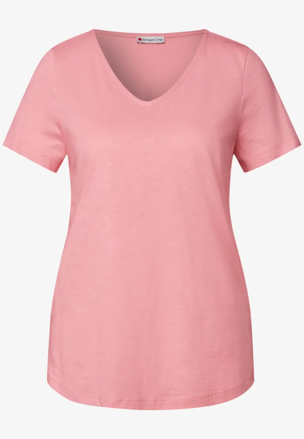 T-shirt basique en couleur unie