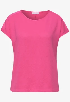 T-shirt col bateau avec détail décoratif aux épaules
