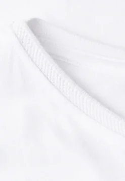 T-shirt col bateau effet soyeux