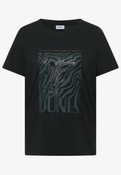 T-shirt col rond à détail imprimé
