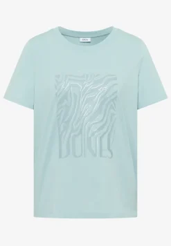T-shirt col rond à détail imprimé