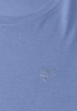 T-shirt col rond avec détail cœur