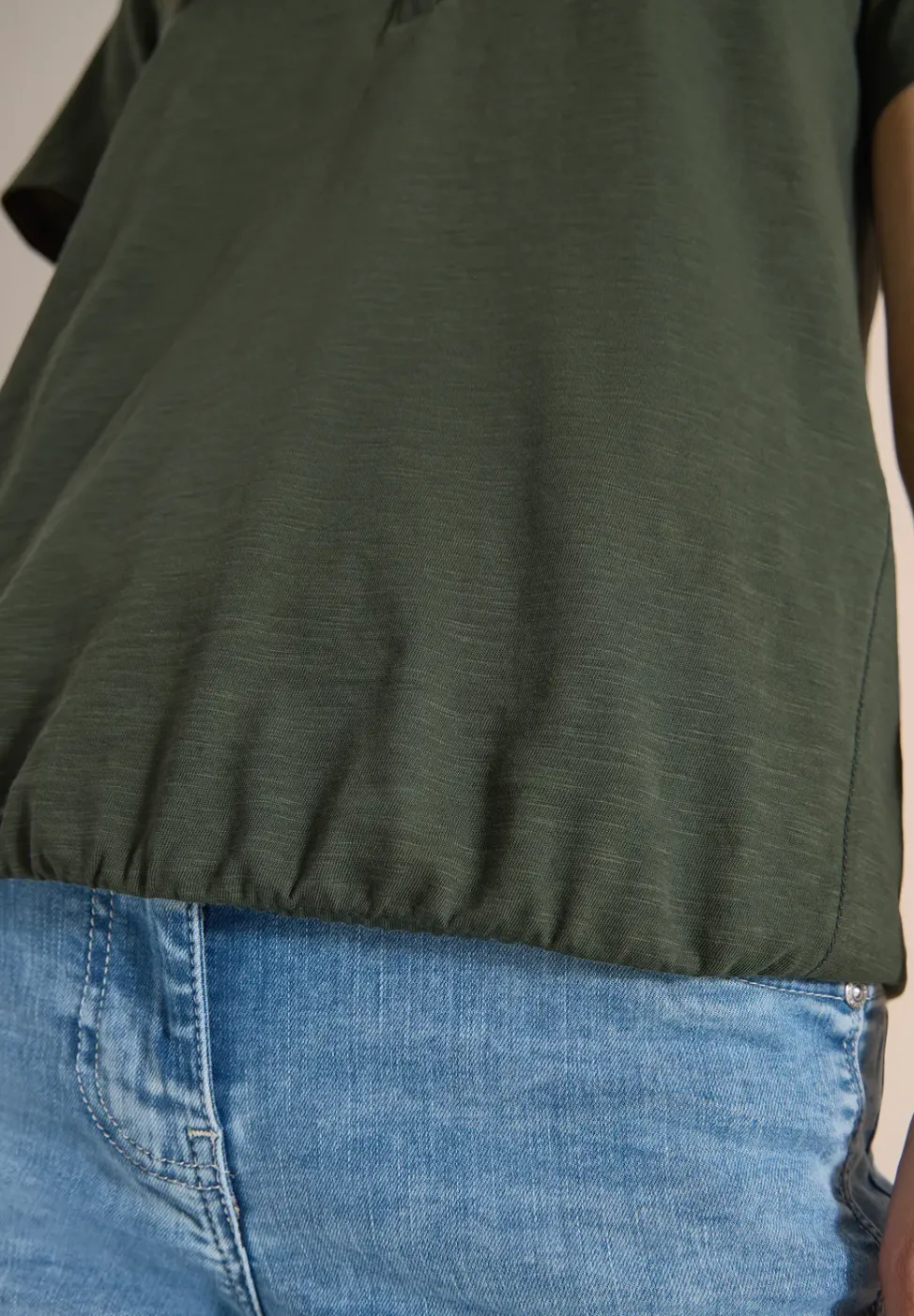 T-shirt de base au look tunique