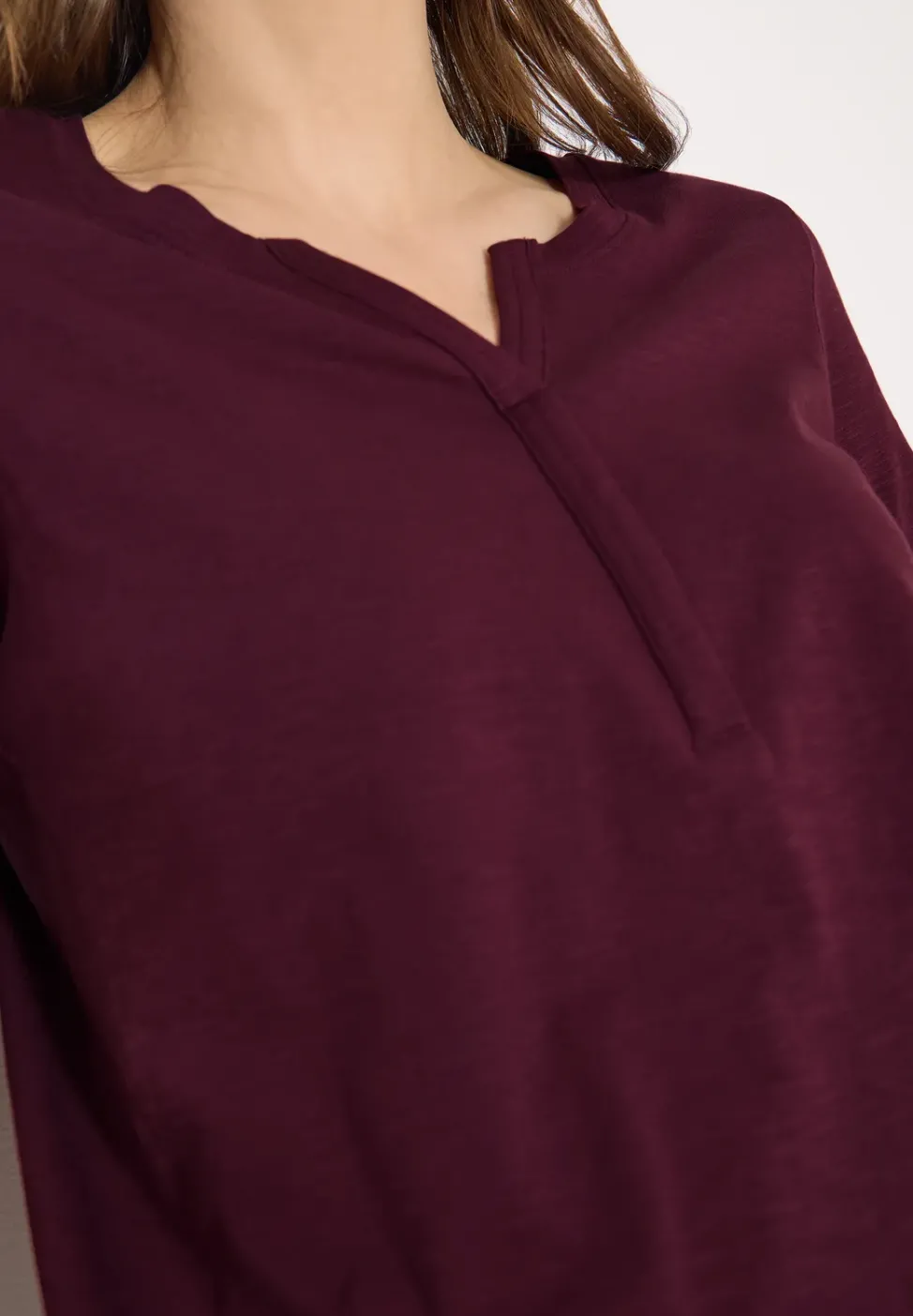 T-shirt de base au look tunique