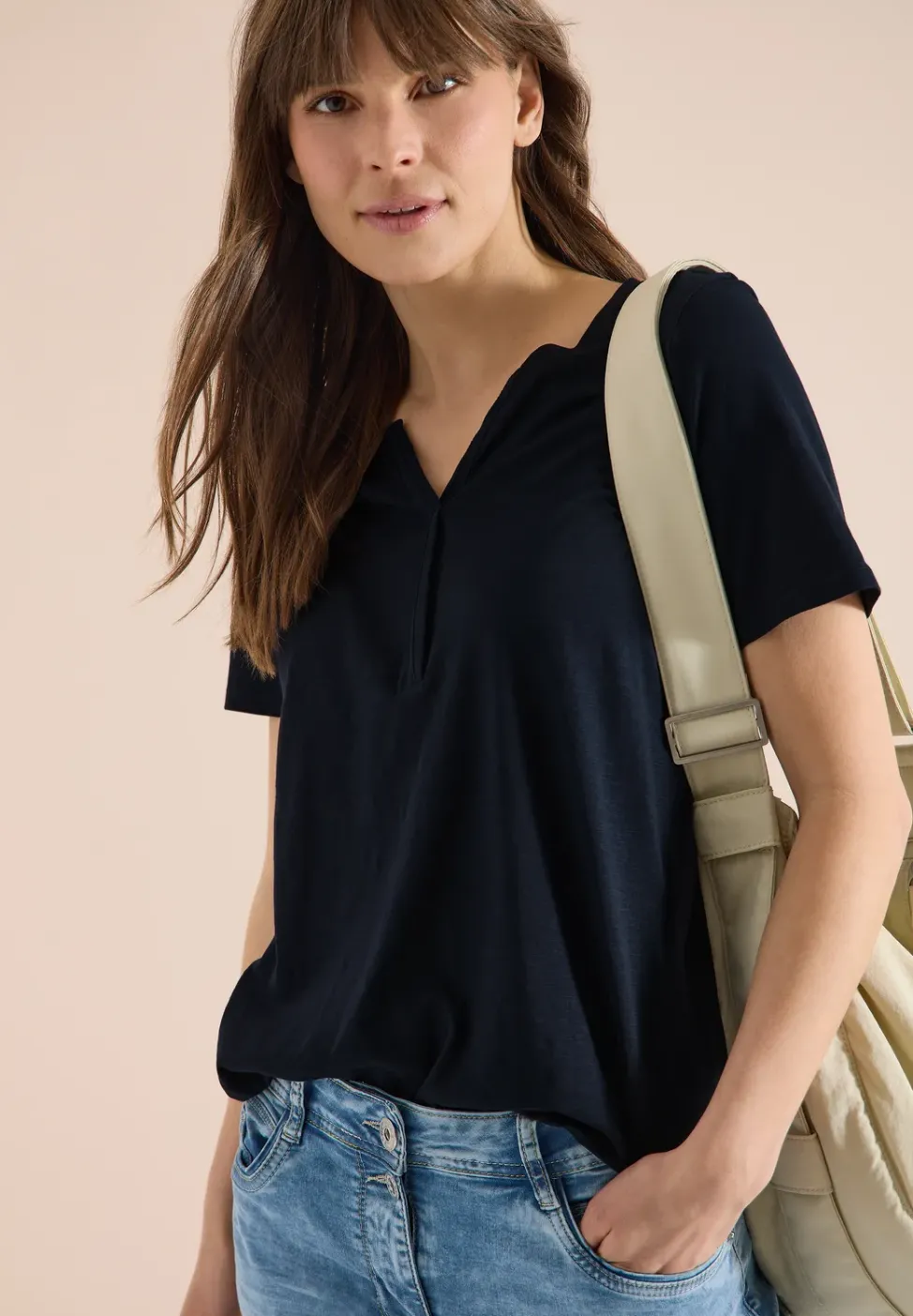 T-shirt de base au look tunique