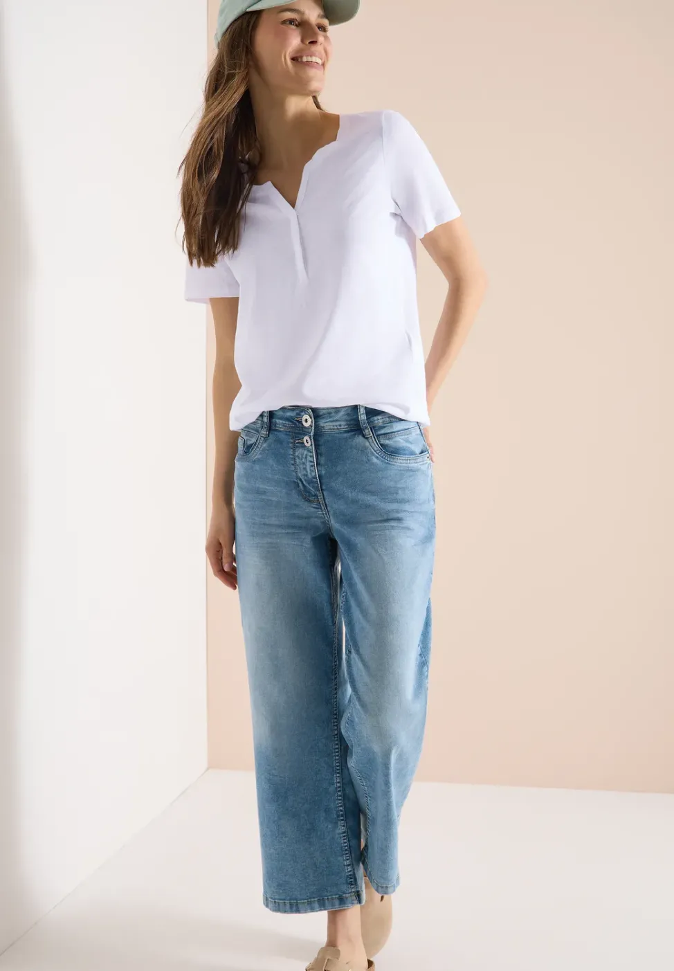 T-shirt de base au look tunique
