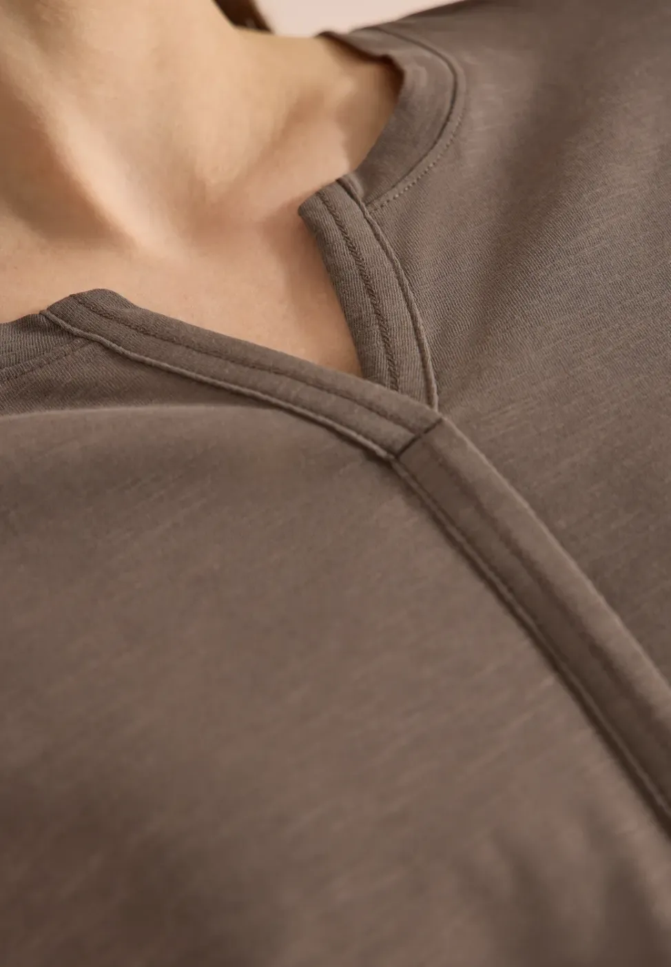 T-shirt de base au look tunique