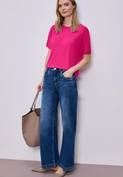 T-shirt de base avec dropped shoulders