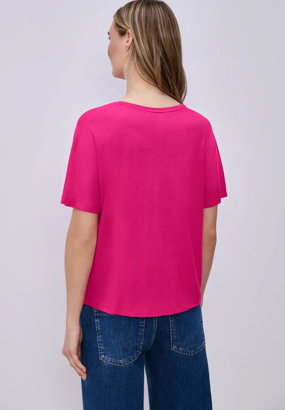 T-shirt de base avec dropped shoulders