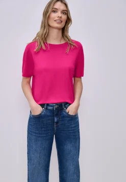 T-shirt de base avec dropped shoulders