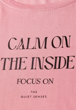 T-shirt doux avec wording