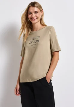 T-shirt doux avec wording