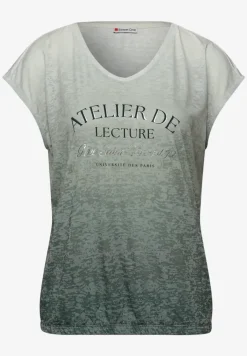 T-shirt dévoré avec wording