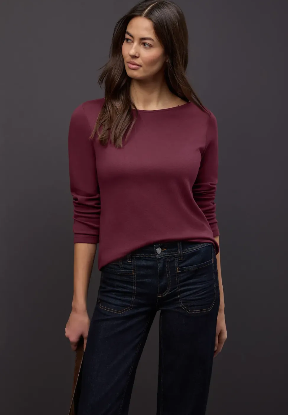 T-shirt en couleur unie