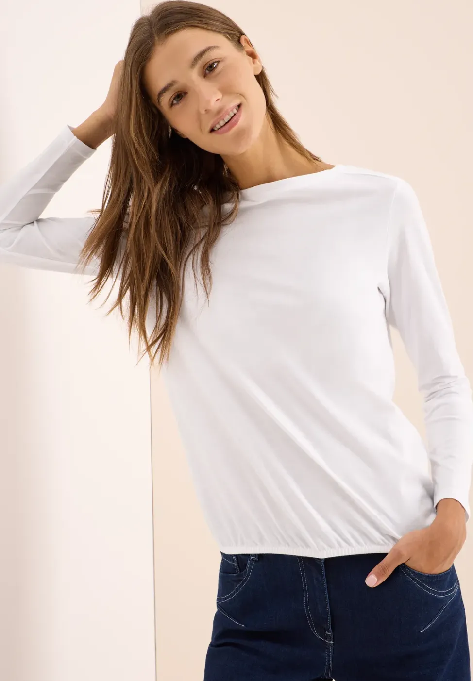 T-shirt en couleur unie