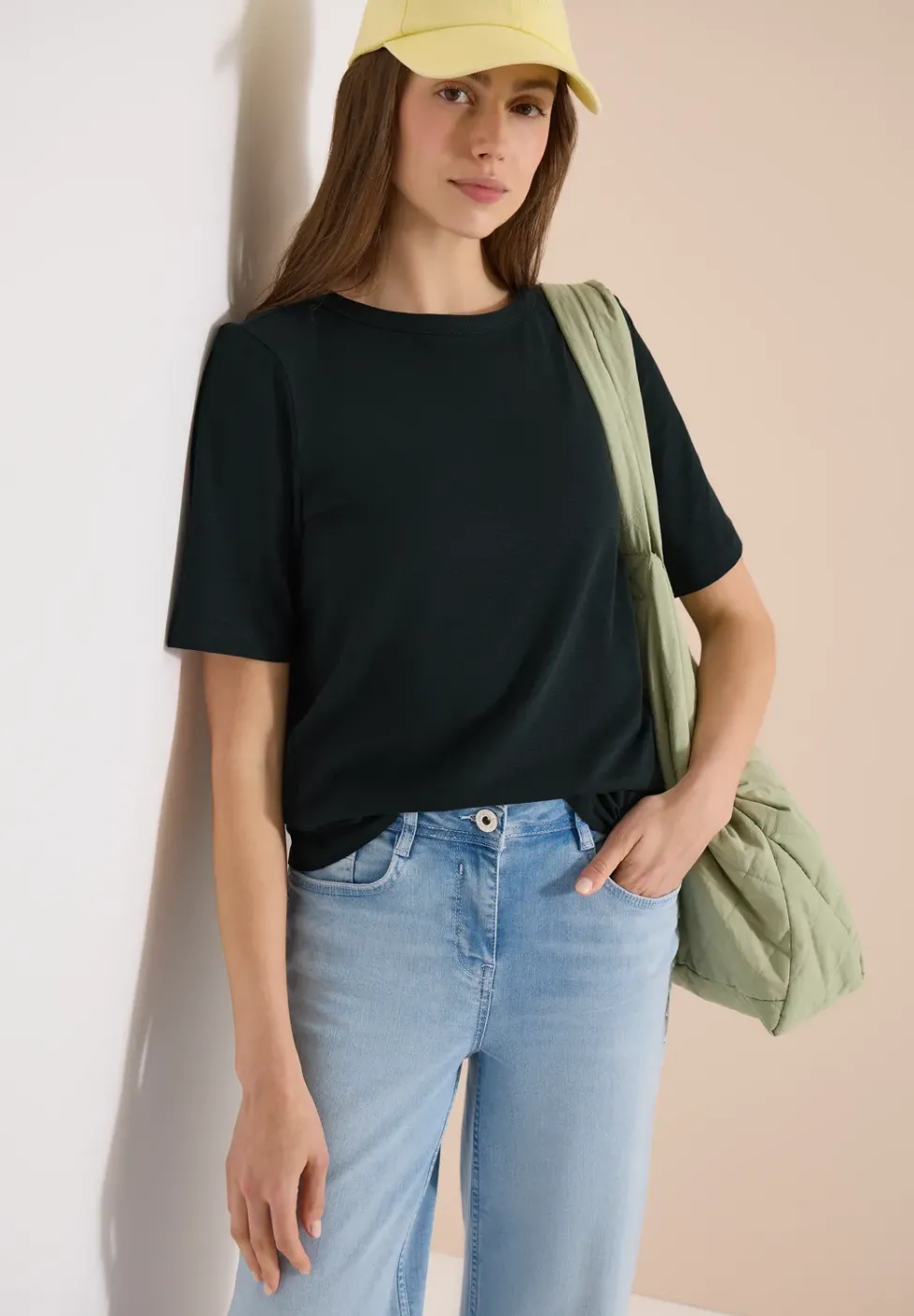 T-shirt en couleur unie