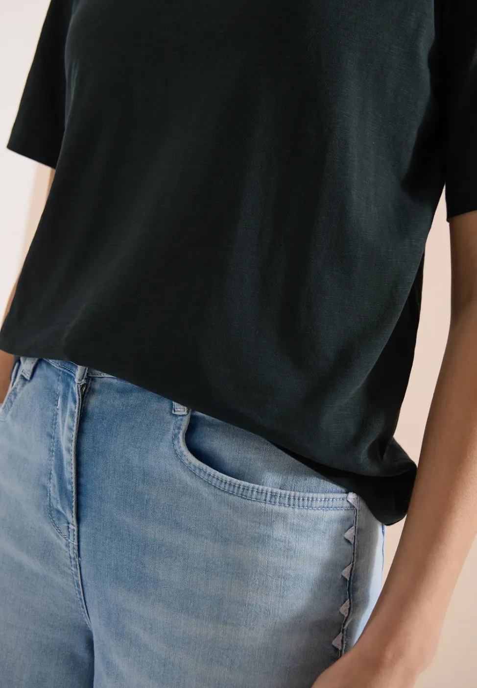 T-shirt en couleur unie