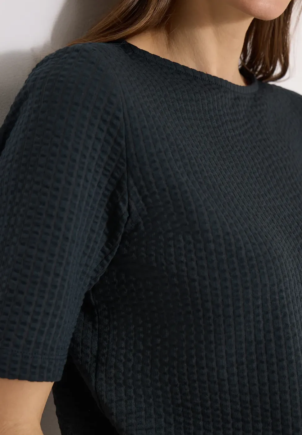 T-shirt en qualité seersucker