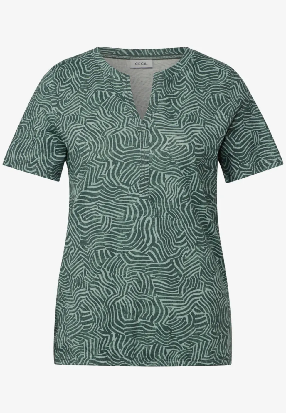 T-shirt imprimé au look tunique
