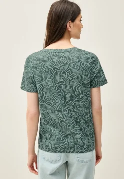 T-shirt imprimé au look tunique