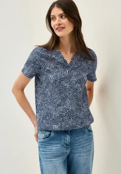 T-shirt imprimé au look tunique