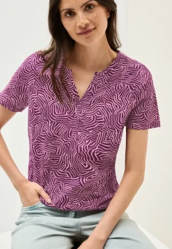 T-shirt imprimé au look tunique