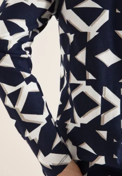 T-shirt imprimé au look tunique