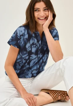 T-shirt imprimé au look tunique