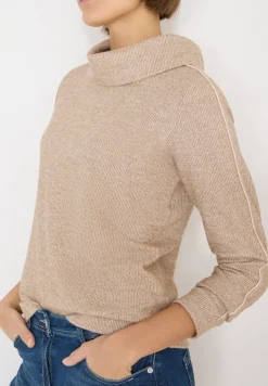 T-shirt mélangé avec bande