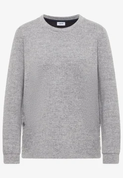 T-shirt mélangé avec boutons