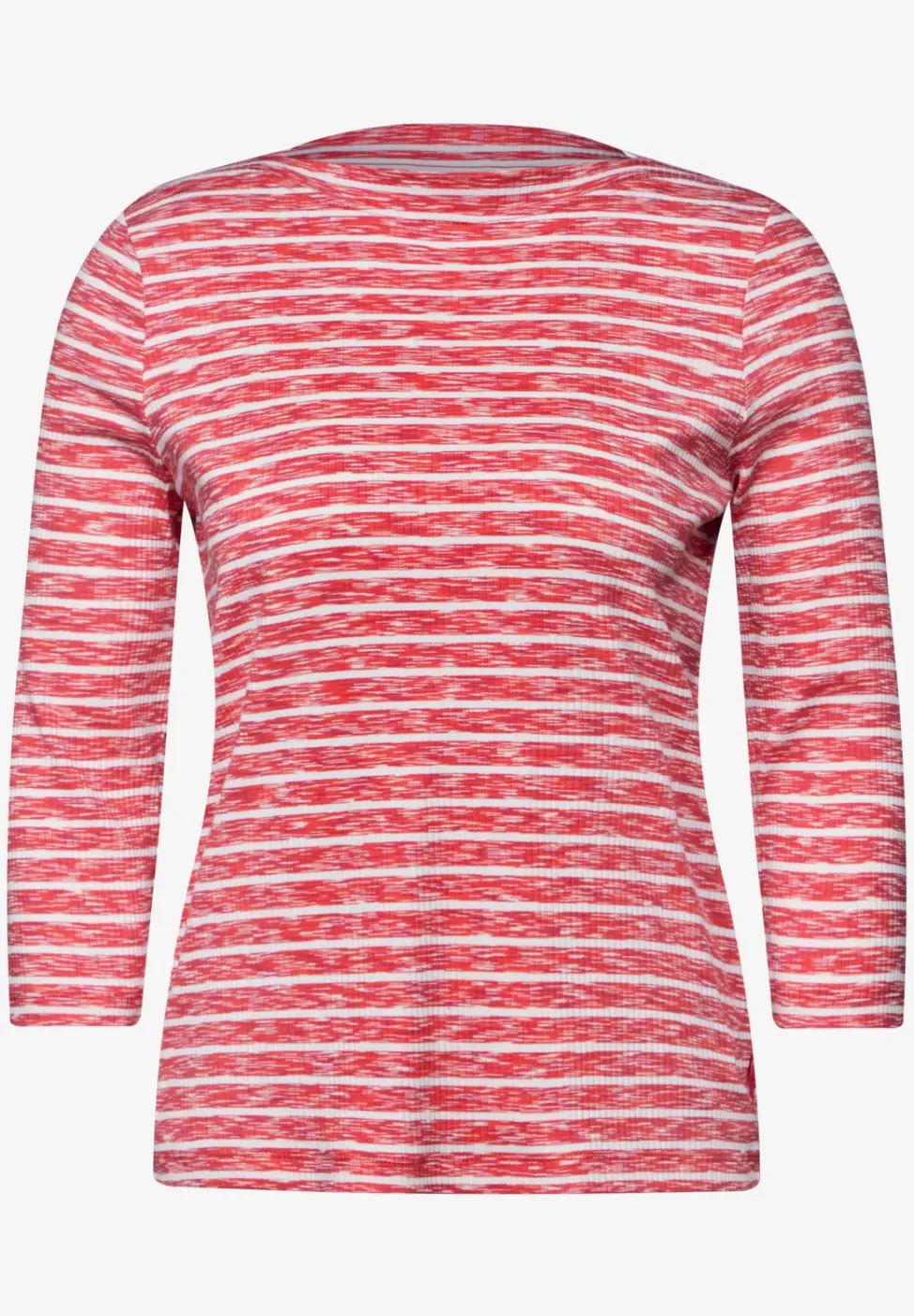 T-shirt rayé à motifs mélangés