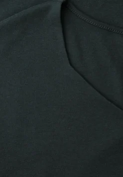 T-shirt sans manches avec encolure en diamant