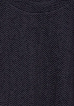 T-shirt structuré avec turtleneck