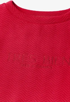 T-shirt structuré avec wording