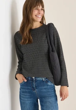 T-shirt structuré deux tons