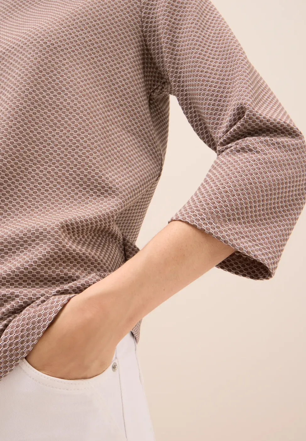 T-shirt structuré Two Tone