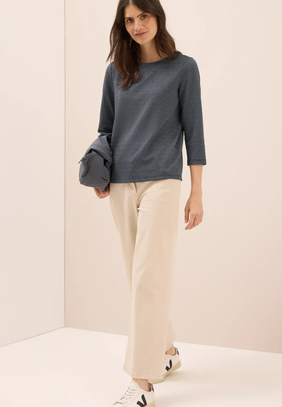 T-shirt structuré Two Tone