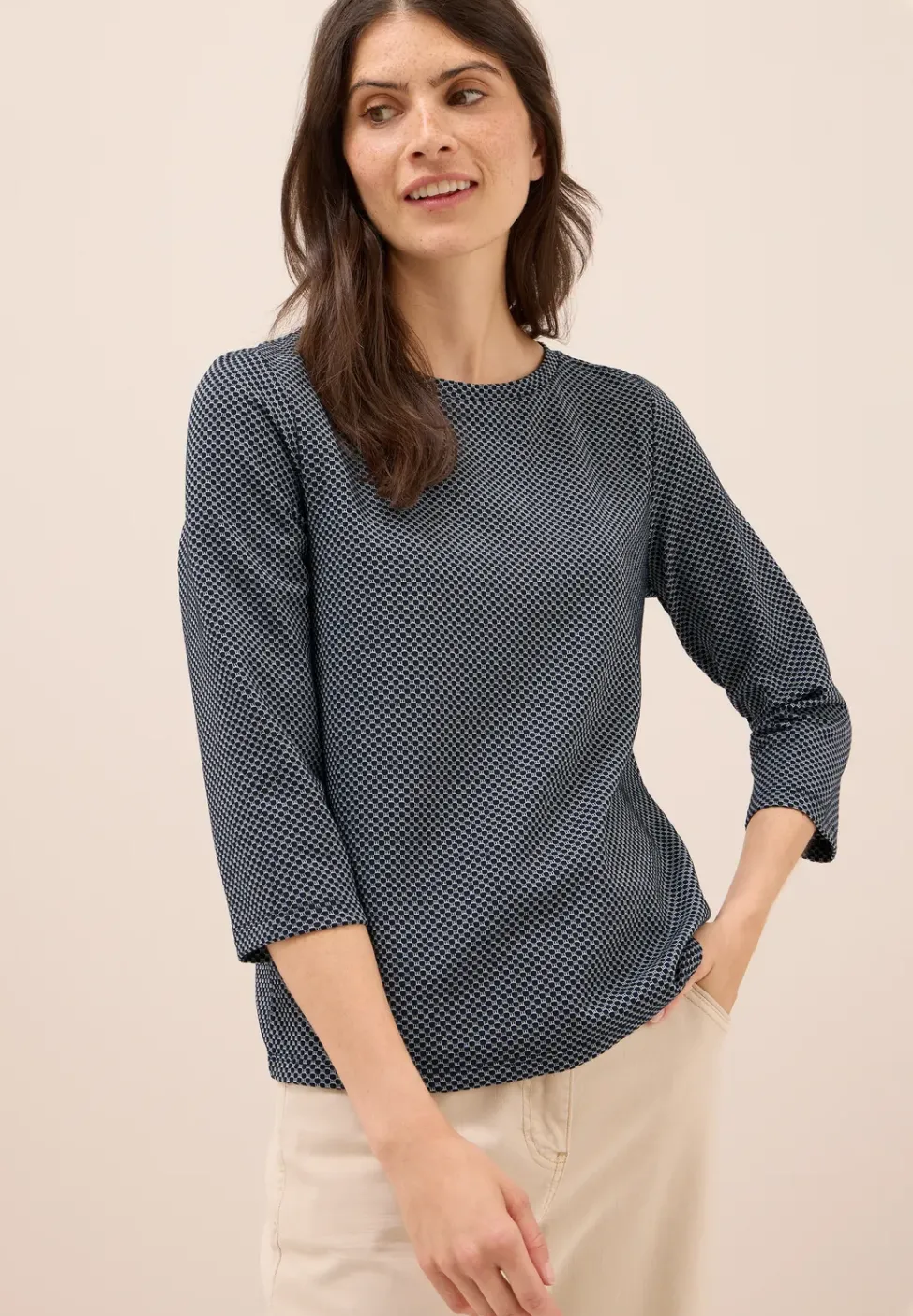 T-shirt structuré Two Tone