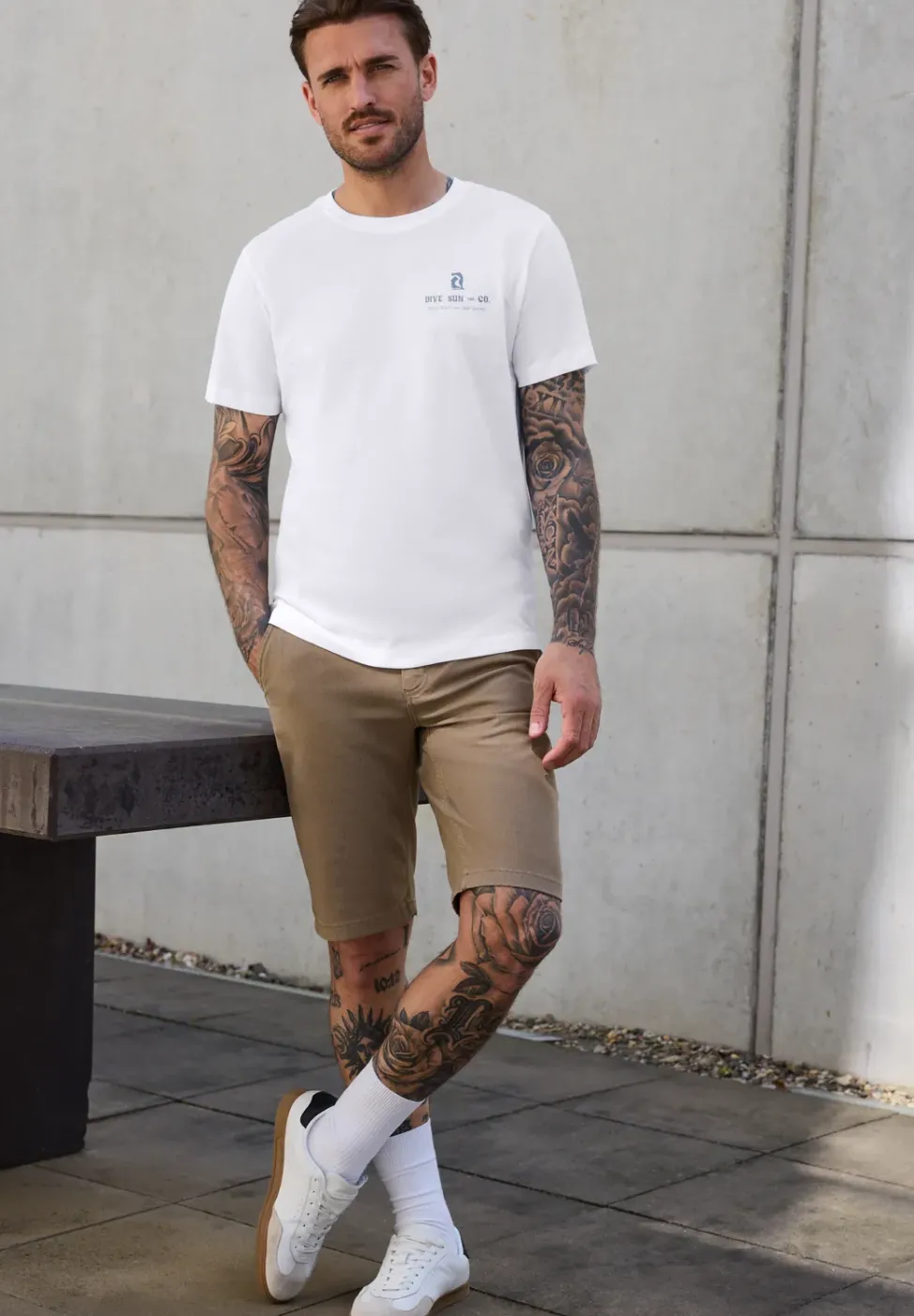 T-shirt avec backprint