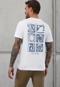 T-shirt avec backprint