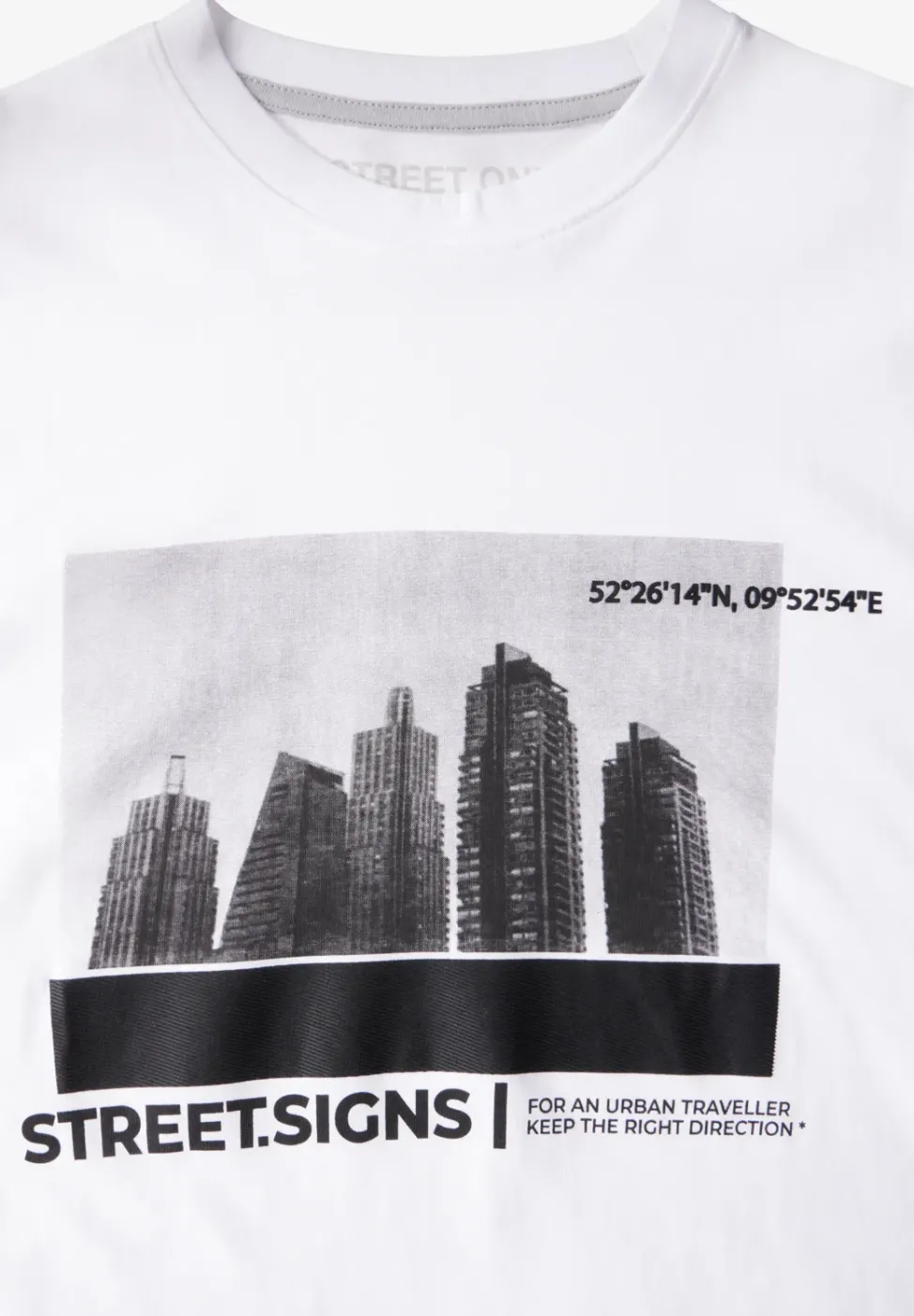 T-shirt avec impression de la skyline
