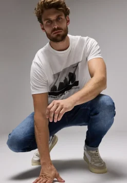 T-shirt avec impression de la skyline