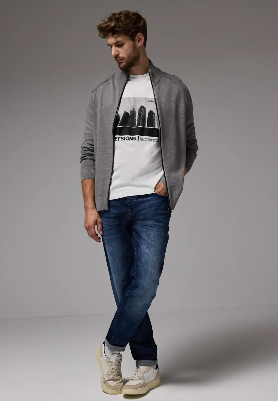 T-shirt avec impression de la skyline