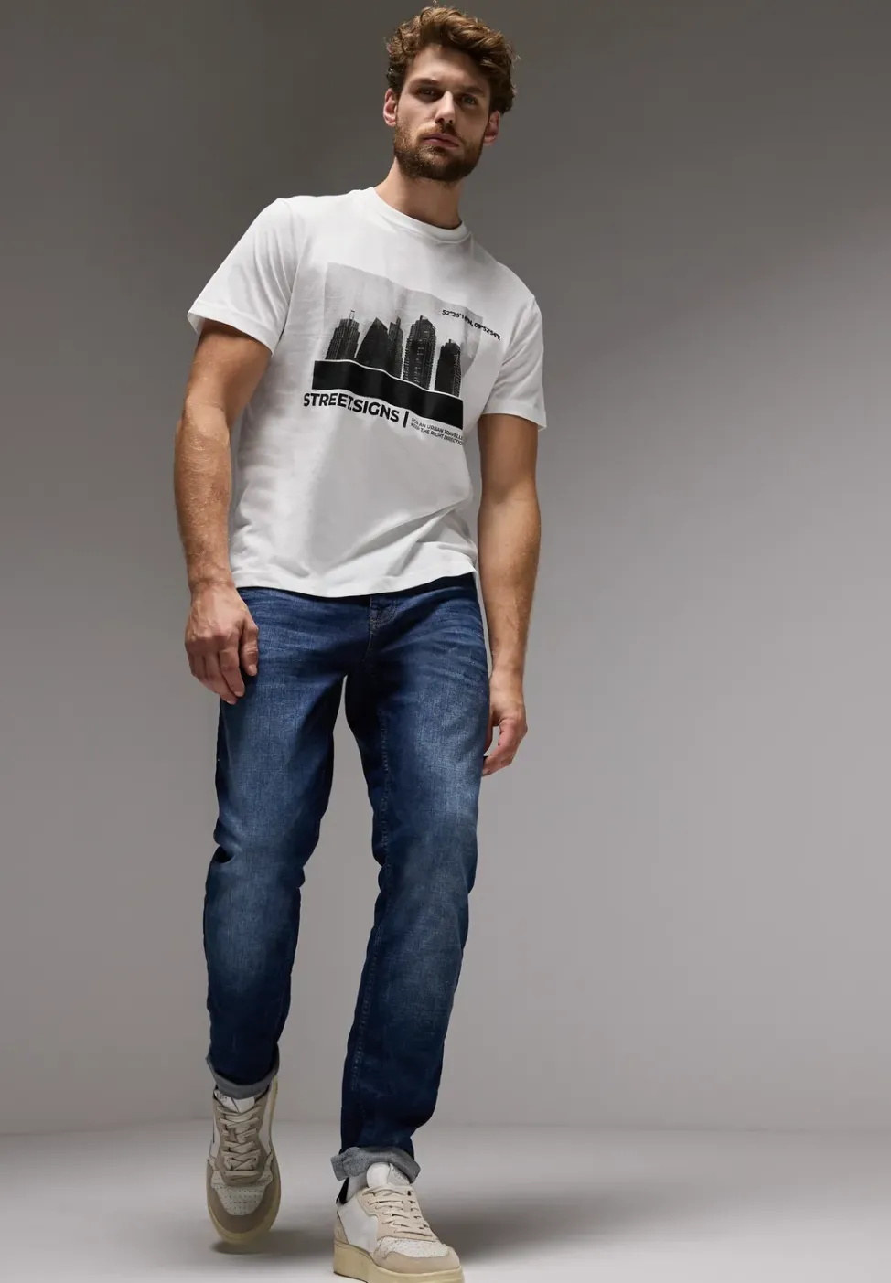 T-shirt avec impression de la skyline
