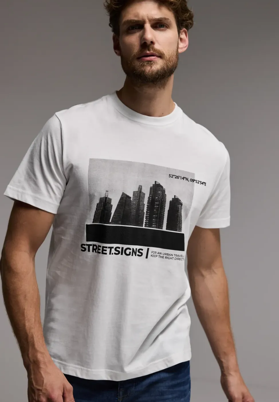 T-shirt avec impression de la skyline