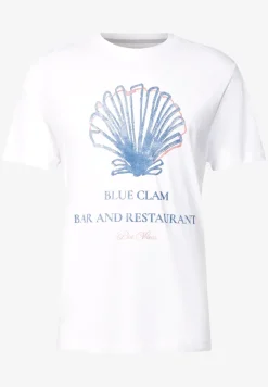 T-shirt avec imprimé coquillage