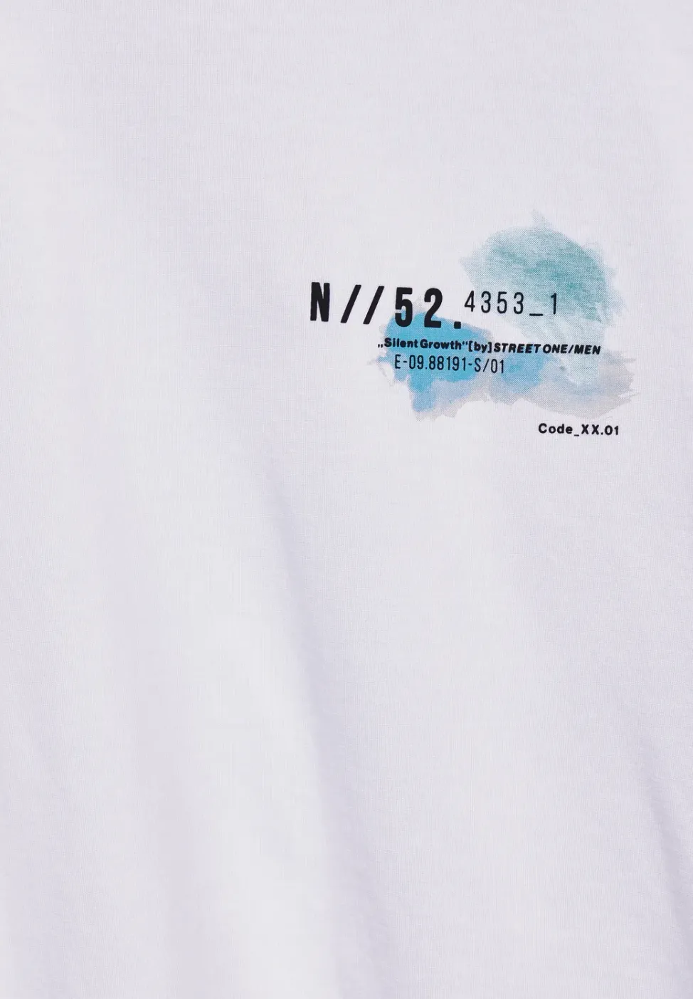 T-shirt avec imprimé sur la poitrine