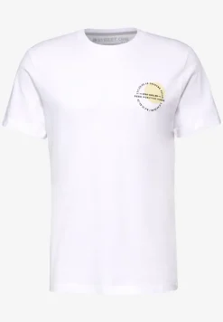 T-shirt avec imprimé sur la poitrine